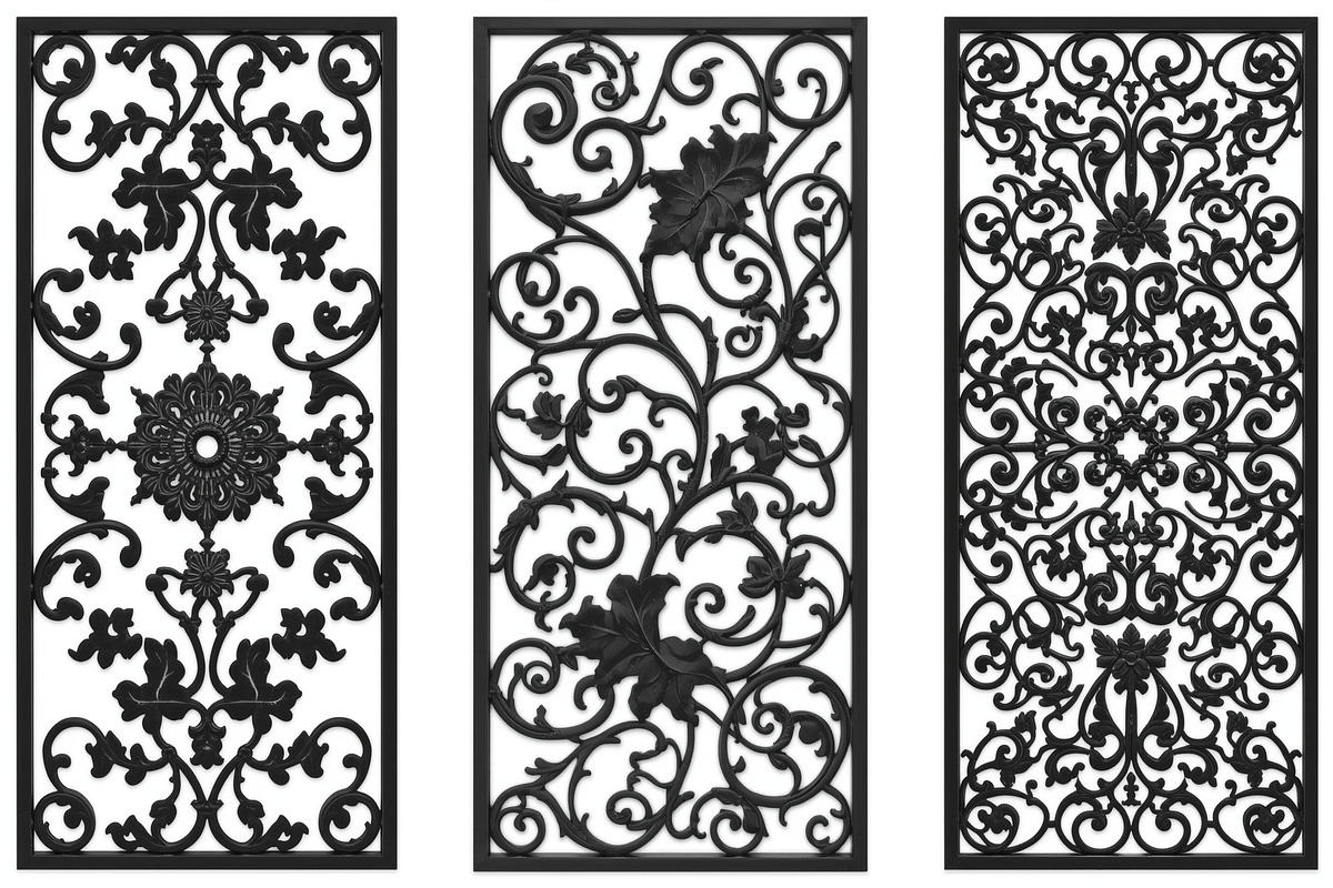 Floral Ornament Silhouette Panels, an Illustration by Designer_Momina (Photo 16 of 20)