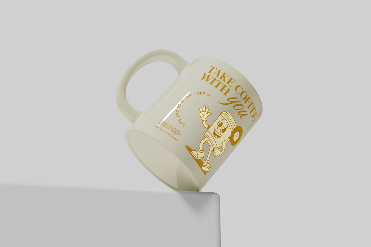 Realistic Mug Mockup PSD, a Cups & Container Mockup by MA-KING_ART (Photo 4 of 5)