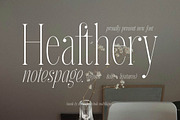 Heafthery Notespage Serif Font, a Serif Font by Storytype Studio (Thumbnail 1 of 15)