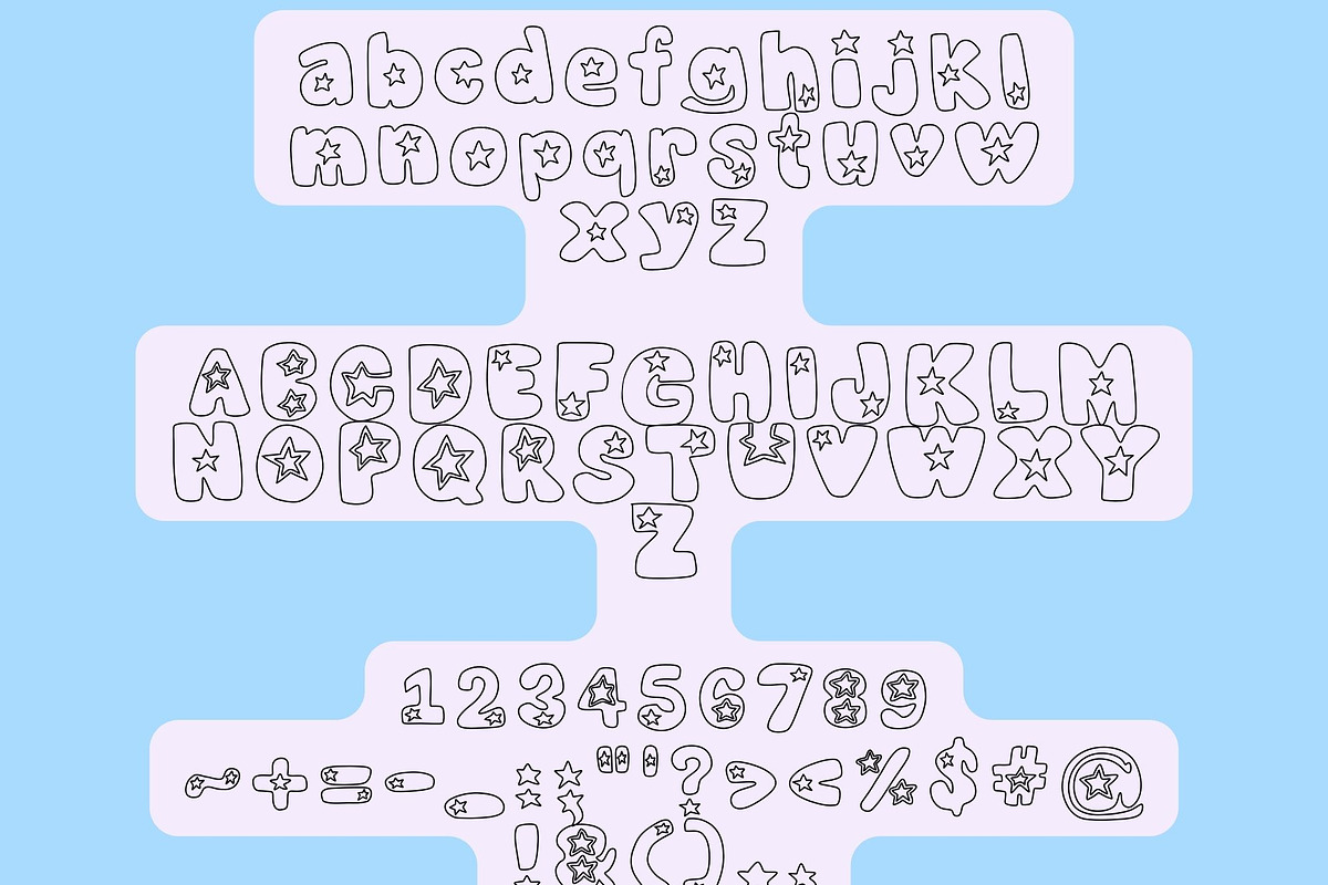 Starry Eyed hand-drawn font, a Handwritten Font by Eryn Rose Design