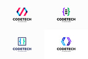 Set of Modern Coding logo designs, a Branding & Logo Template by Lucky Creative (Thumbnail 2 of 5)