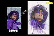 Painting Watercolor Photoshop Effect, an Action Add-On by 3d_model_tifotizi (Thumbnail 3 of 3)