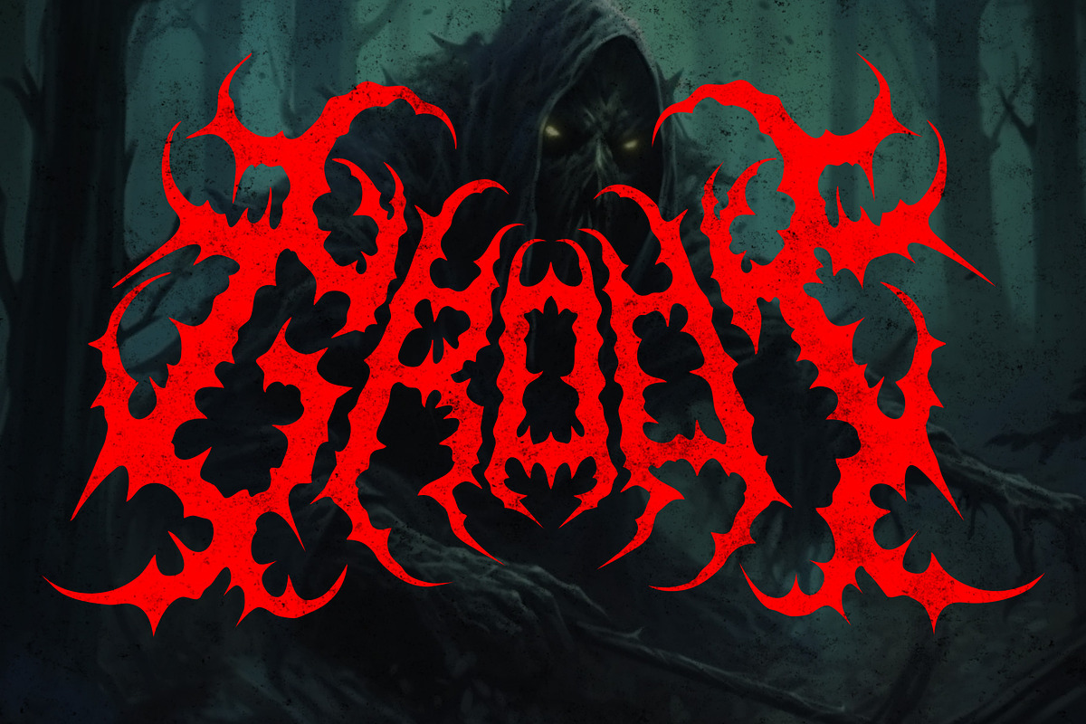 SCUMZ – Death Metal Font, a Blackletter Font by Fonday Studio (Photo 3 of 9)