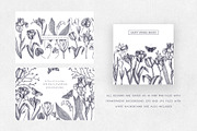 Hand Drawn Spring Flowers Set, a Seasonal Illustration by Yevheniia (Thumbnail 9 of 16)
