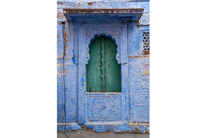 Blue city of Jodhpur in Rajasthan, an Architecture Photo by oliverfoerstner