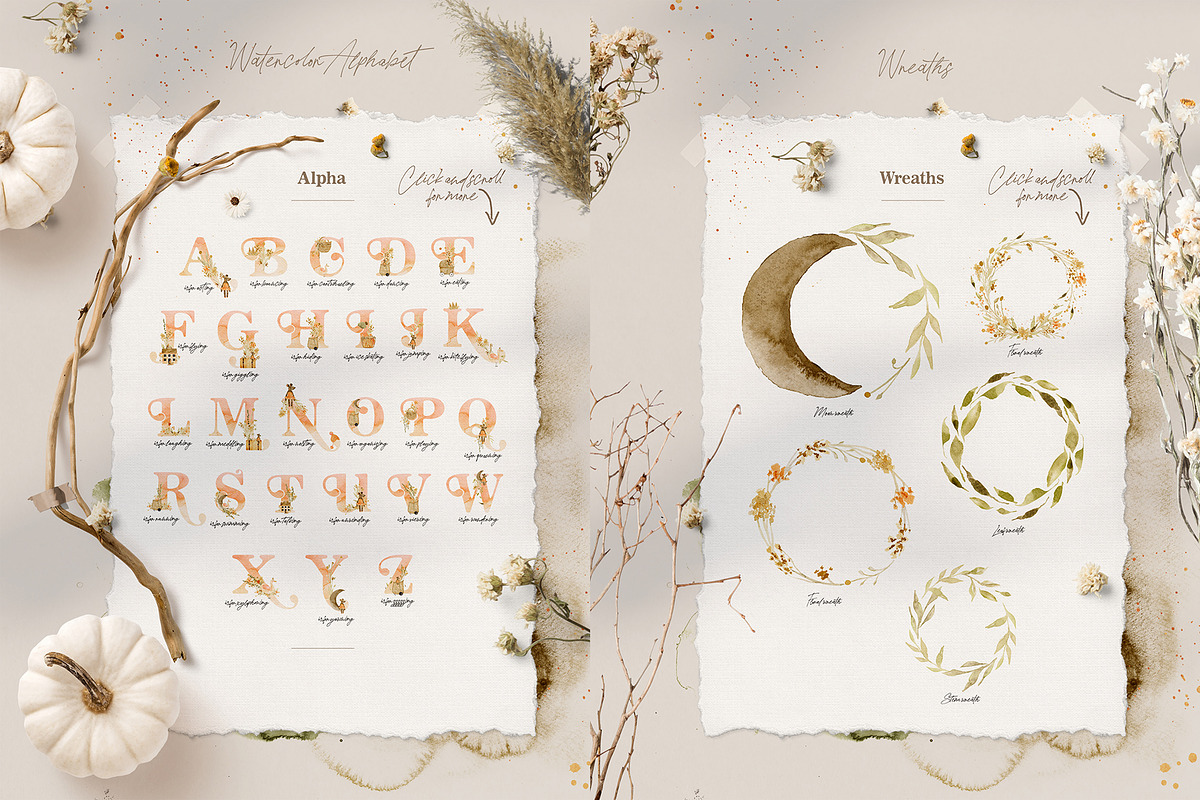 The Amazing Watercolor Bundle, an Object Illustration by Creativeqube Design (Photo 47 of 75)