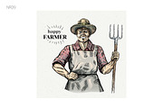 Happy Farmer, a Work Illustration by Countryside life (Thumbnail 10 of 16)