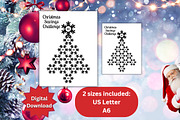 Christmas Savings Challenge PDF, a Stationery Template by Pixels N Bows (Thumbnail 2 of 4)