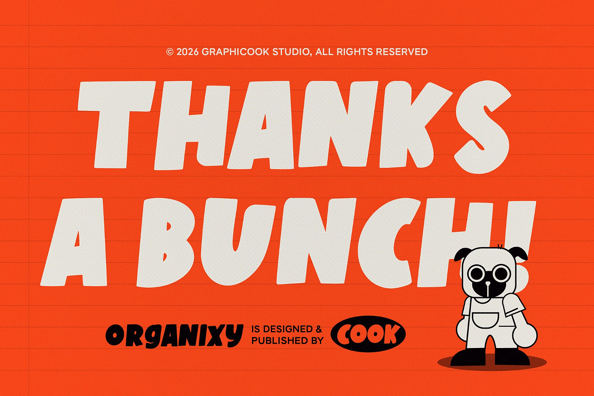 Organixy, a Sans Serif Font by graphicook (Photo 10 of 10)