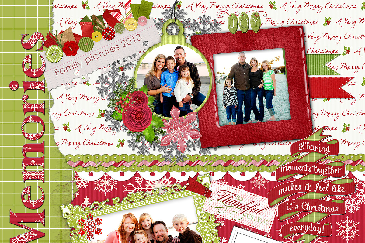 Simply Christmas: Mega Digital Paper preview 4