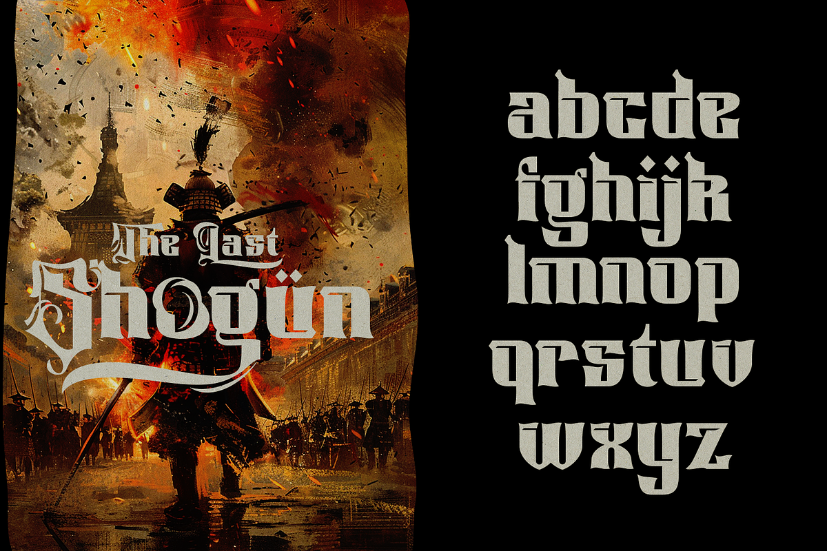 Helarctos Antique Font, a Blackletter Font by TypeClassHeroes (Photo 6 of 15)