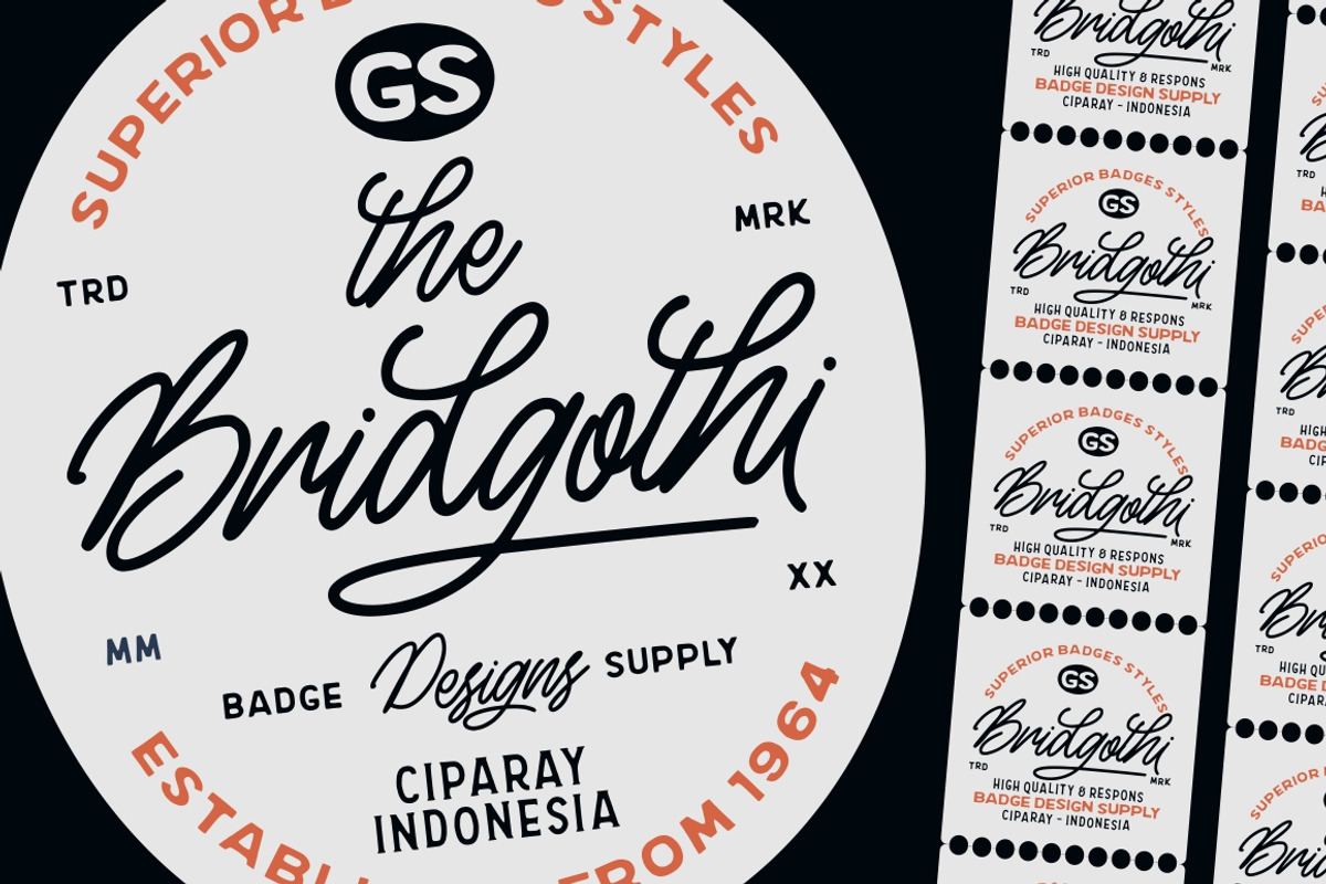 Meethlake Typeface || Vintage Font, a Script Font by Garisman Std (Photo 3 of 12)