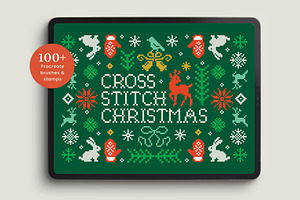 Procreate Cross Stitch Christmas