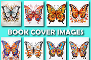 Butterfly Zentangle Coloring Book-V1, an Animal Illustration by Design Zone (Thumbnail 2 of 7)