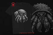 10 Bundle Dark Art Hermit Crab, an Illustration by Morspective (Thumbnail 2 of 7)
