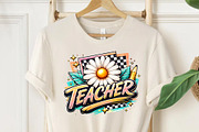 Cute Teacher Daisy Flower PNG, an Object Graphic by Star Graphic Design (Thumbnail 9 of 10)