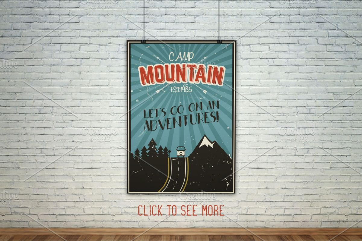 52 Camping Logos + 20 Icons Bundle, a Branding & Logo Template by JeksonGraphics (Photo 14 of 15)