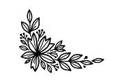 Floral Corner Ornament Clipart Bundl, an Illustration by Creativeshirt (Thumbnail 16 of 48)