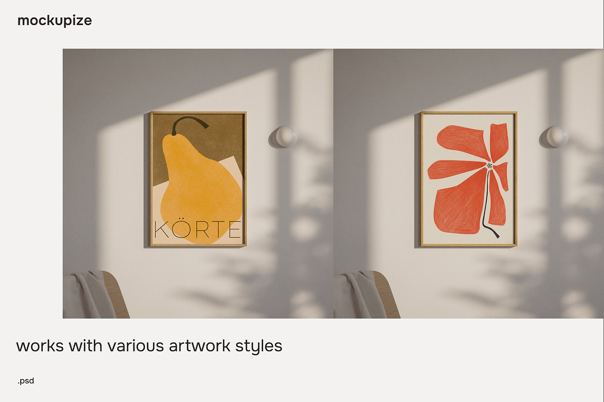 DIN A Living Room Frame Mockup, a Household Mockup by mockupize (Photo 7 of 7)