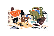 Baggage for travel set, banners, an Object Illustration by PaperTrident (Thumbnail 4 of 11)