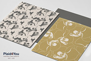 Orchid Flower Seamless Pattern, a Pattern Graphic by Plaid4You (Thumbnail 4 of 10)