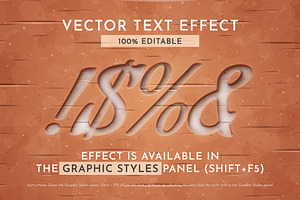 Wood Arving Editable Text Effect