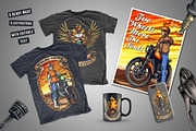 Motorcycle Illustrations Builder, an Illustration by TSV Art Collective (Thumbnail 5 of 5)