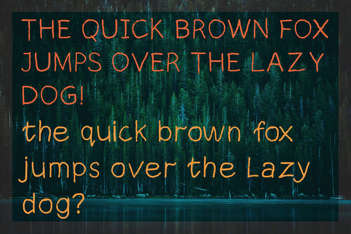 HYESURE - lacerated handwritten font, a Serif Font by CHIMERA (Photo 3 of 8)