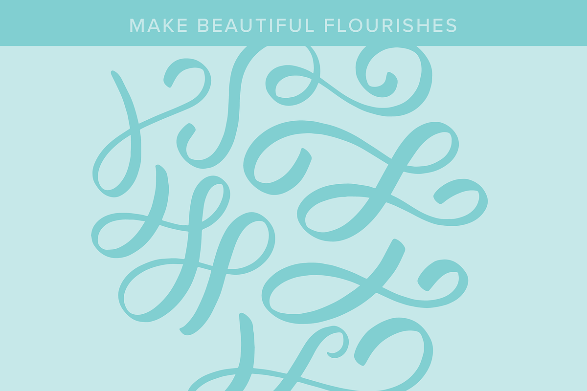 iPad lettering brush for Procreate, a Brush Add-On by Sasha Hickson (Photo 5 of 5)