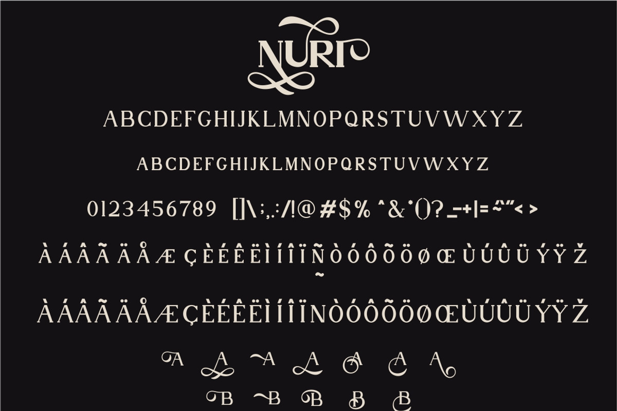 Nuri Font preview 8