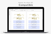 Wedding Invitation Gold, a Templates & Theme by DevineWedding (Thumbnail 3 of 3)