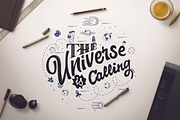 Space - Lettering, a Decorative Illustration by zao4nik (Thumbnail 3 of 6)