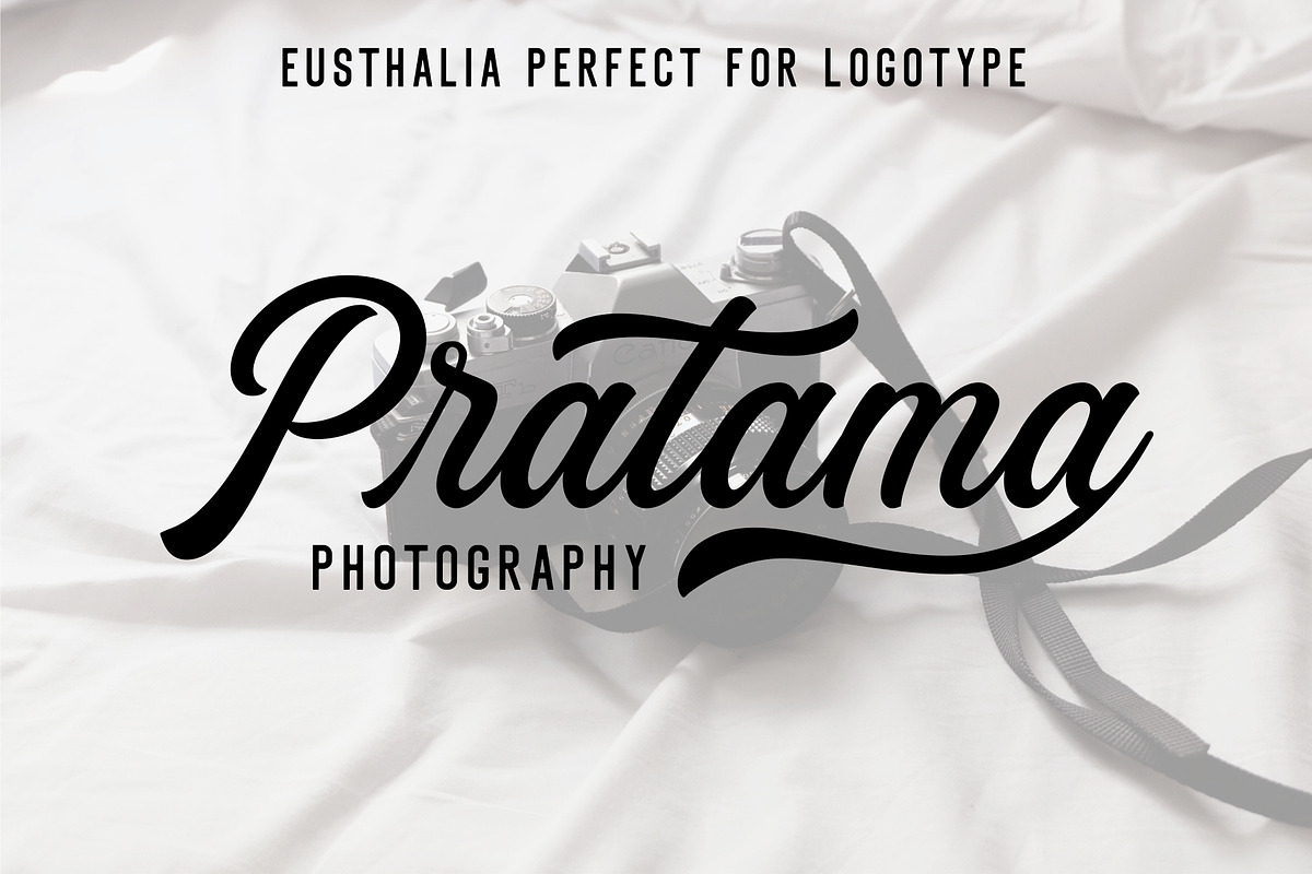 Eusthalia Typeface Family (6 Fonts), a Script Font by YdhraStudio (Photo 12 of 14)
