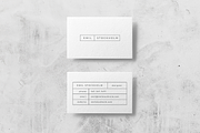 Stockholm Business Card Template, a Business Card Template by The Denizen Co. (Thumbnail 2 of 4)