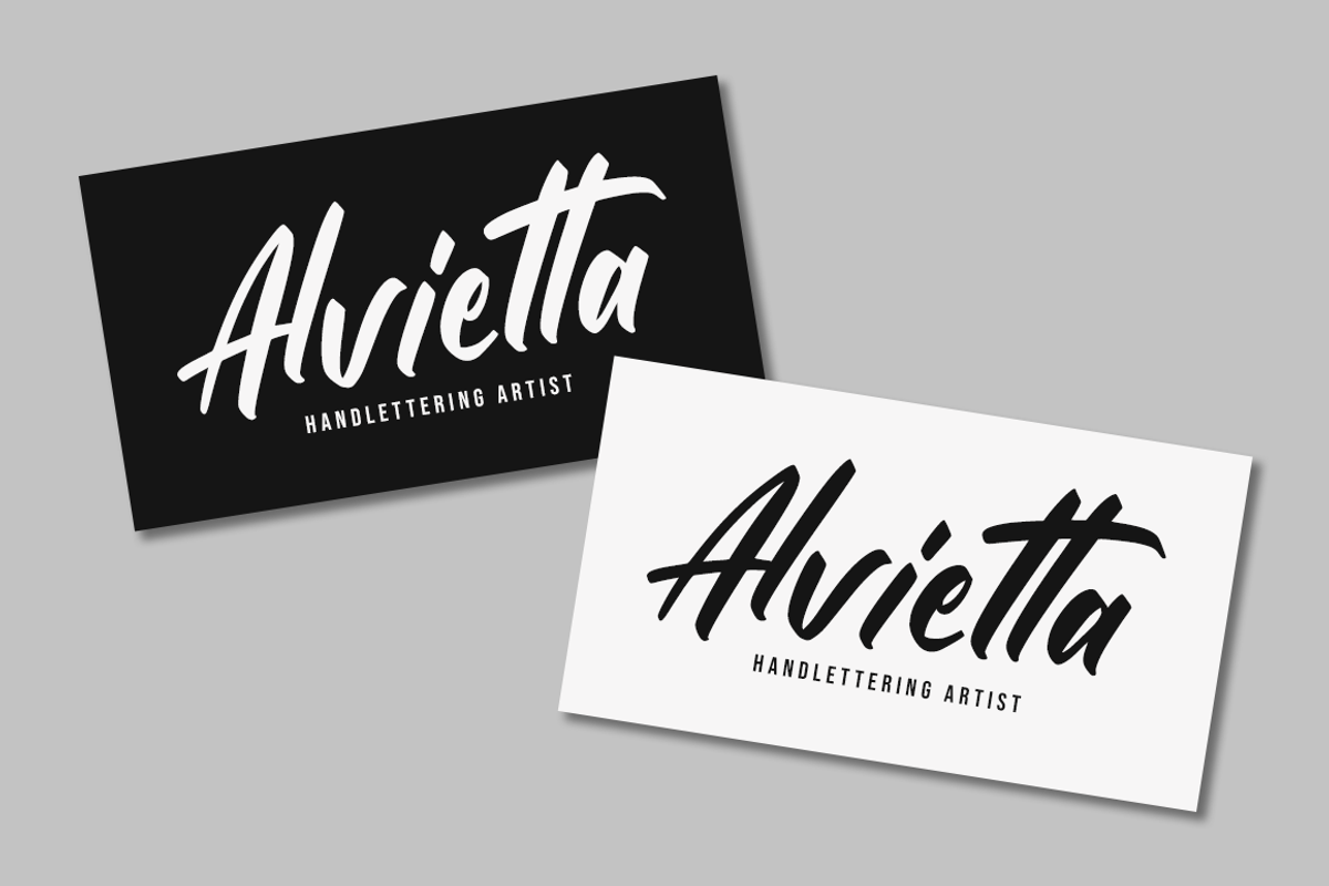 The Raster Font, a Script Font by Fatmawati (Photo 6 of 12)