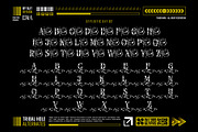 Tribal Hole Typeface, a Serif Font by alit design (Thumbnail 10 of 20)