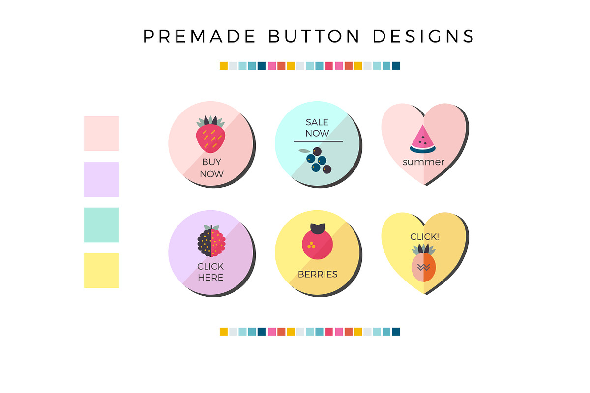 Fruity! Fun and flat fruits, an Object Graphic by Paperly Studio (Photo 7 of 9)