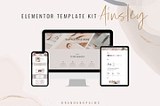 Elementor Template Kit Ainsley, a WordPress Template by Brand & Palms (Thumbnail 1 of 8)