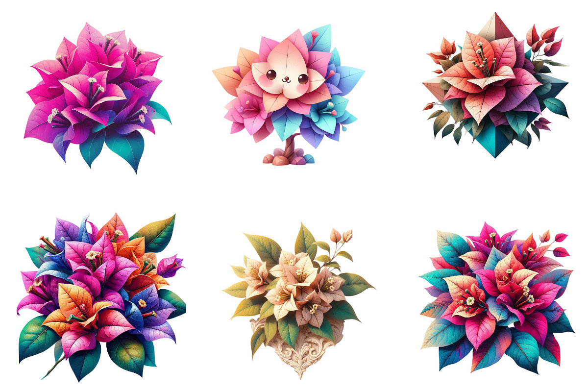 Bougainvillea Flower PNG Clipart, a Graphic by CitraGraphics (Photo 2 of 3)