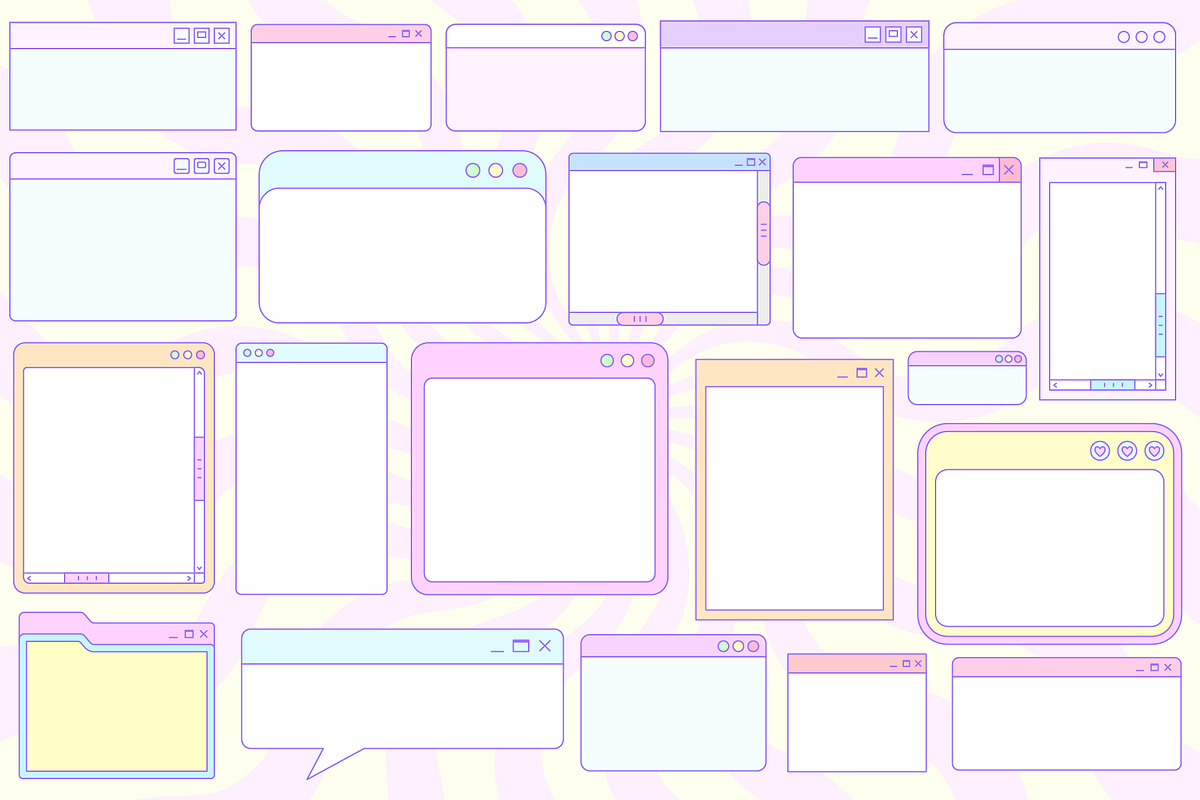 Y2K UI VECTOR KIT, an Object Graphic by craftlove (Photo 3 of 13)