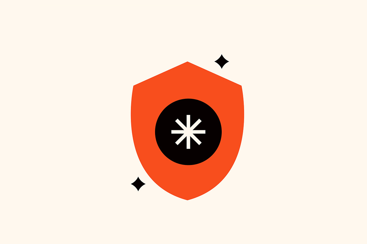 Geometric shield flat illustration, a Finance Illustration by Visual Sanctum