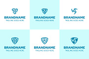 Letters SSS UUU Shield Logo Set, a Branding & Logo Template by Pray Art Design Studio (Thumbnail 1 of 2)