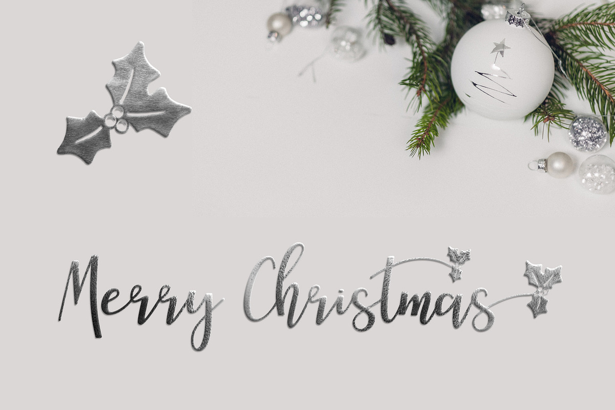 Mistletoe Kisses, a Script Font by Kristy Hatswell (Photo 9 of 9)