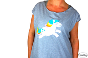 SVG DXF cutting file jumping unicorn, an Illustration by kaeselotti (Thumbnail 2 of 4)