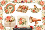 Vintage Botanical Floral Frames, an Object Graphic by C-Kav (Thumbnail 2 of 14)