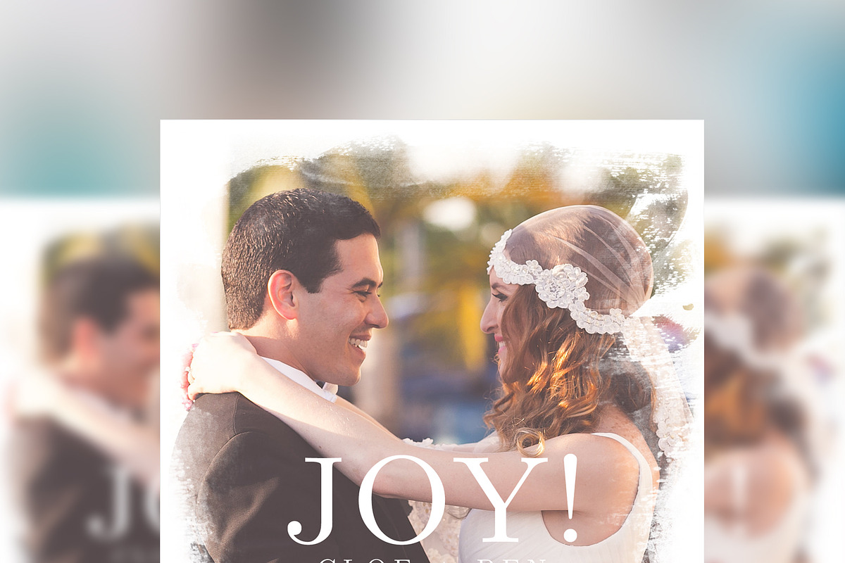 5x7 Joy Celebration Postcard, a Stationery Template by FUN TENT DESIGN (Photo 2 of 3)