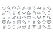 250+ Medical and Health Vector Icons, an Outline Icon by Vectors Market (Thumbnail 5 of 5)