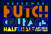 Dutch Courage Half&Half - Art Deco, a Sans Serif Font by Comicraft Fonts (Thumbnail 1 of 5)