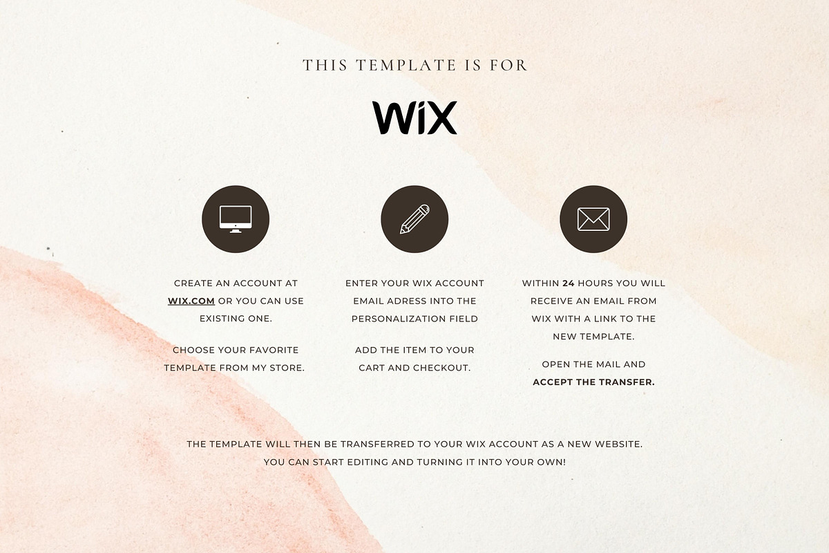Wix Website Template - Photography, a Wix Template by Nes Design Co (Photo 7 of 10)