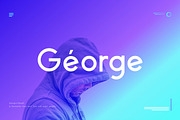 George Sans Geometric Typeface, a Sans Serif Font by Kaligra.co (Thumbnail 1 of 18)